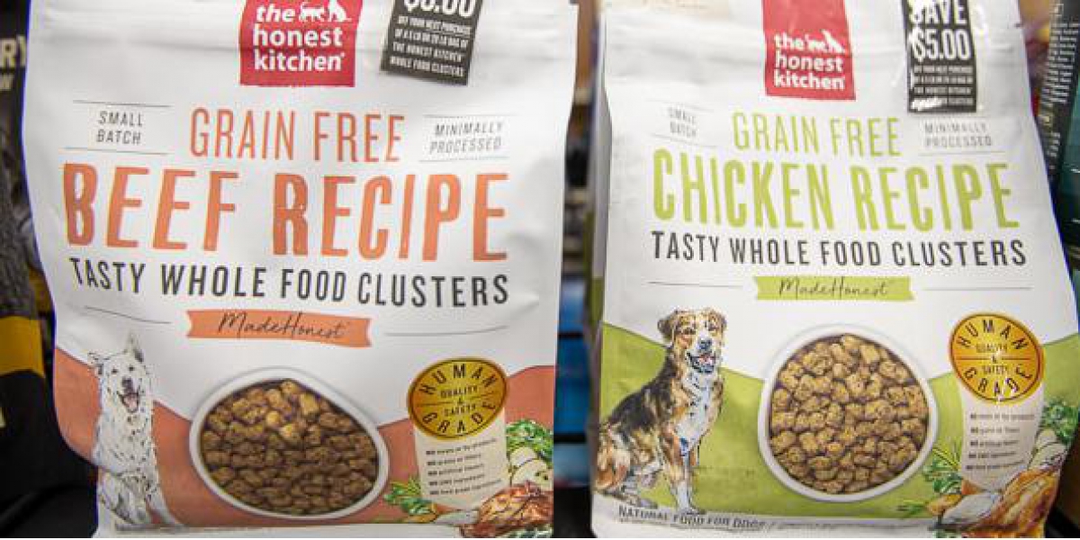 the honest kitchen dog food at pet supply store
